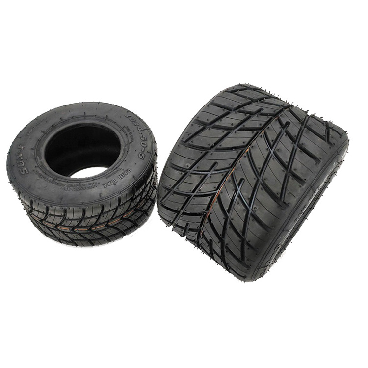 High Quality  hot melt tyre for go-kart drift car Rubber Tubeless Go Kart Tire 10x4.50-5 10*4.50-5