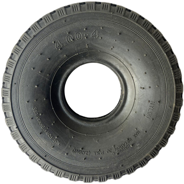 Hand Truck/Utility Tire 3.00-4 4.00-4 National Standard Universal Fit Heavy Duty Rubber tyre 4.00-4