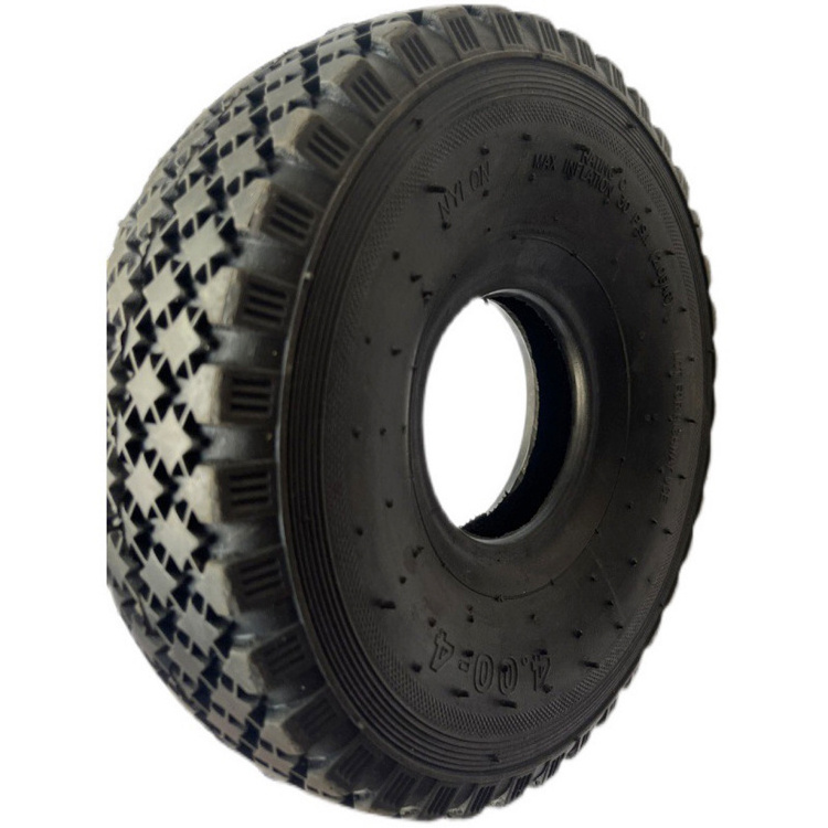 Hand Truck/Utility Tire 3.00-4 4.00-4 National Standard Universal Fit Heavy Duty Rubber tyre 4.00-4