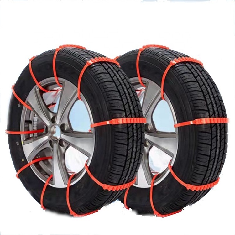 Hot sell anti-skid truck tire traction aid tractor rubber snow car chain with truck