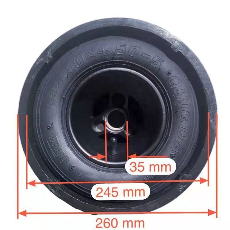 High Quality Rubber Tubeless Go Kart Tire 10x4.50-5 10*4.50-5 hot melt tyre for go-kart drift car