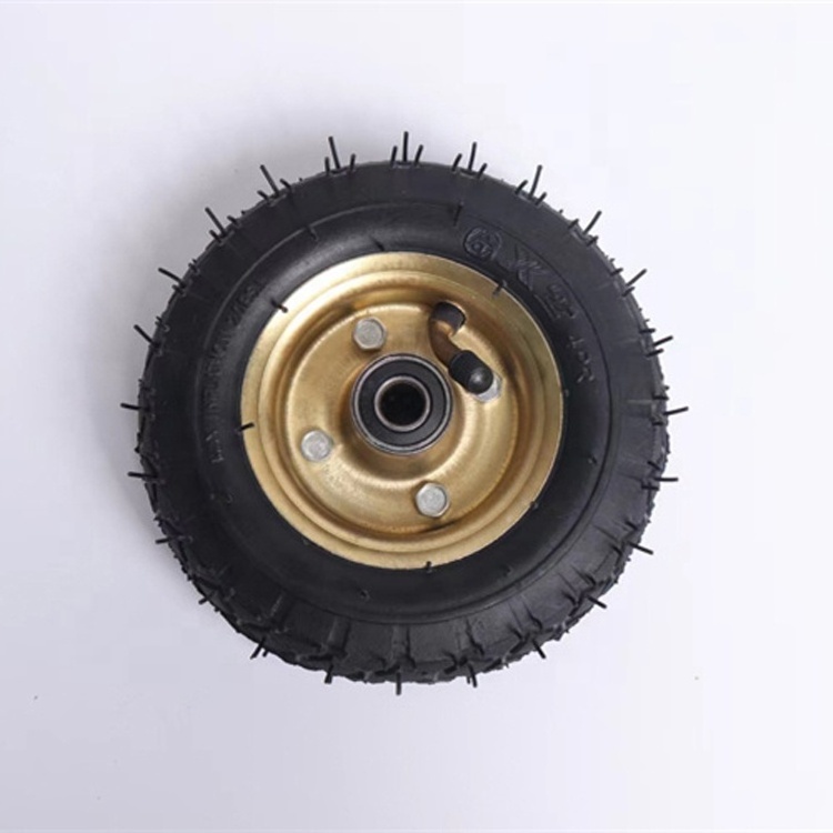 Wholesale tool car inflatable wheel 6x2 caster inflatable universal wheel 6 inch 8 inch 10 inch inflatable tire