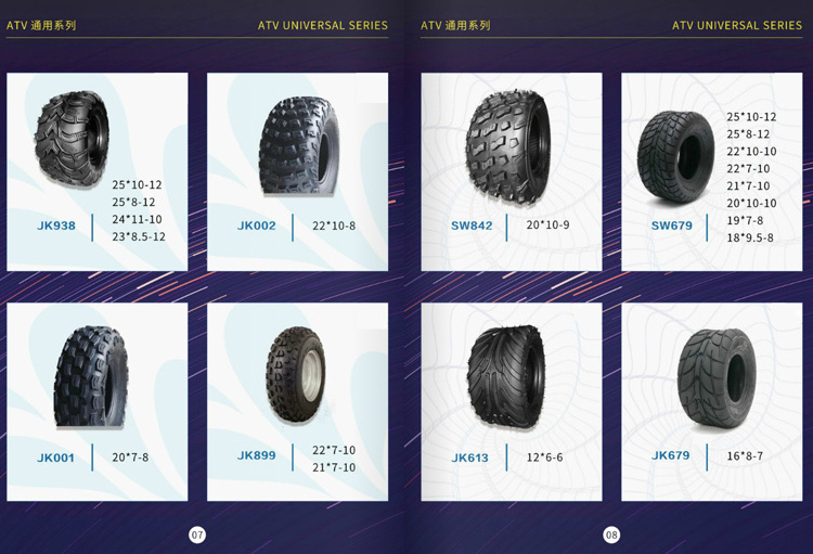 16x8-7 Chinese Atv Tires For Sale 22x10-10 23x7-10 22x10-8 18x9.5-8 185/30-4 25x10x12 145/70-6 16x8-7