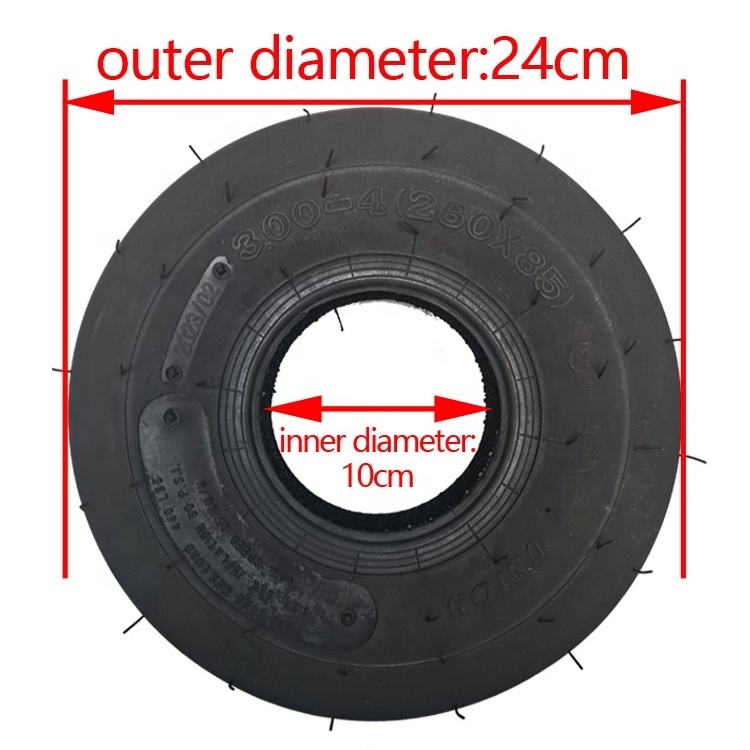 3.00-4 Elderly Scooter Tricycle Tire 300-4 260x85 Pneumatic Rubber Tyres Scooters Parts Accessories