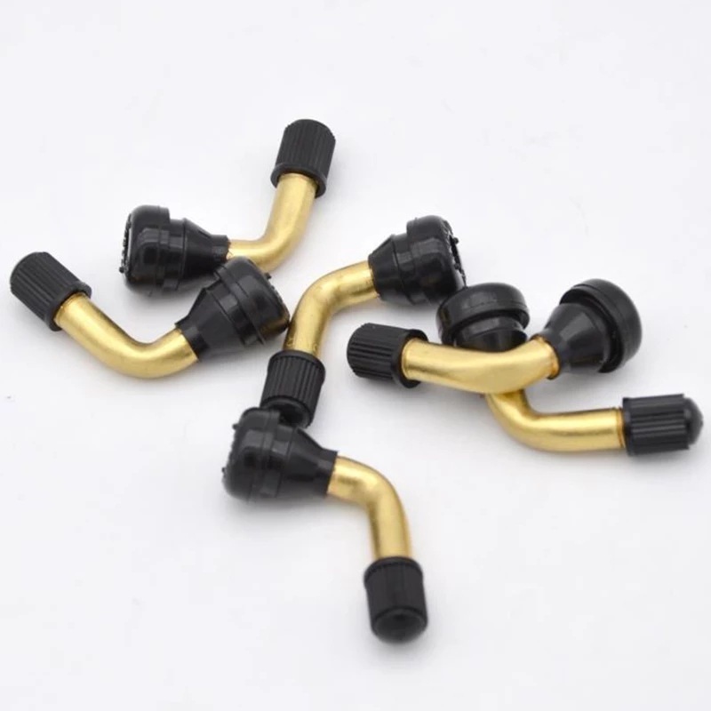 Manufacturer Tubeless 90 Degree Valve Stem Motorcycle Brass Tire Valve PVR70 PVR60 PVR50