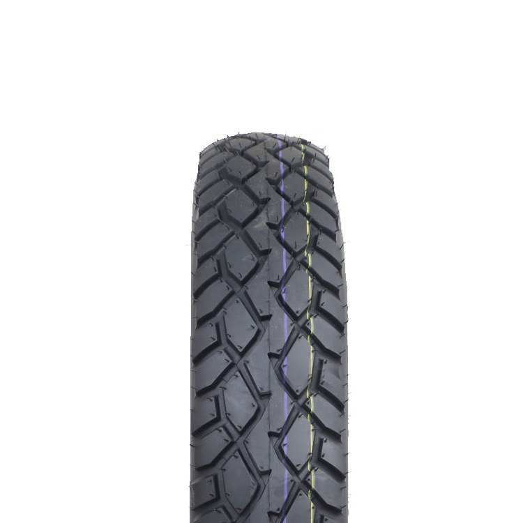 350-16/110-90-16 Front Motorcycle Tire 350-16/110-90-16 Black Wall - Fits: All Utility Motorbike Replacement