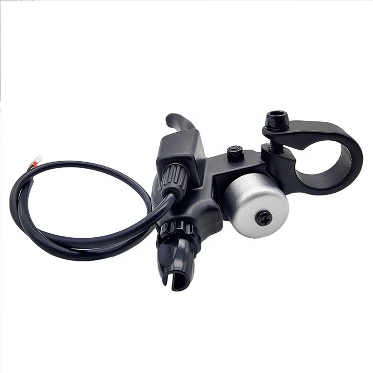 Factory direct sale Black Brake handle with bell electric scooter left hand brakes for sale