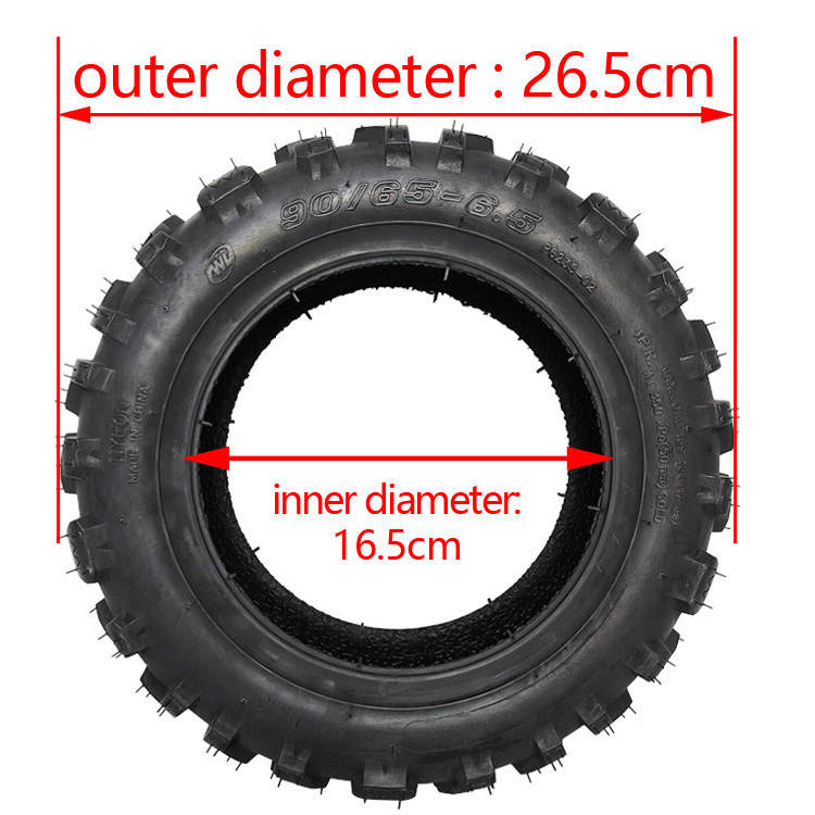 11 Inches Wanda Wholesale Premium Tire 90-65-6.5 Vacuum Tire  For Electric scooter Accessories Parts