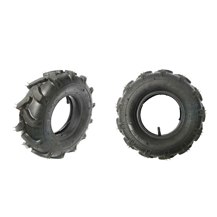 4.10-3.50-6 Inflated Wheel for Wheelbarrows, Lawn Mower, Garden Carts, Hand Trucks, Pressure Washers etc.