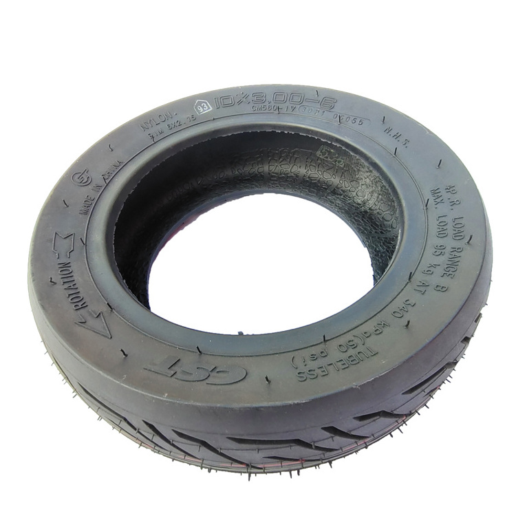 High Quality China best 10 inches Tubeless Tire for Electric Scooter 10x3.0 JINGYUAN Wear Resistant Vacuum Tire Kaboo scooter ti