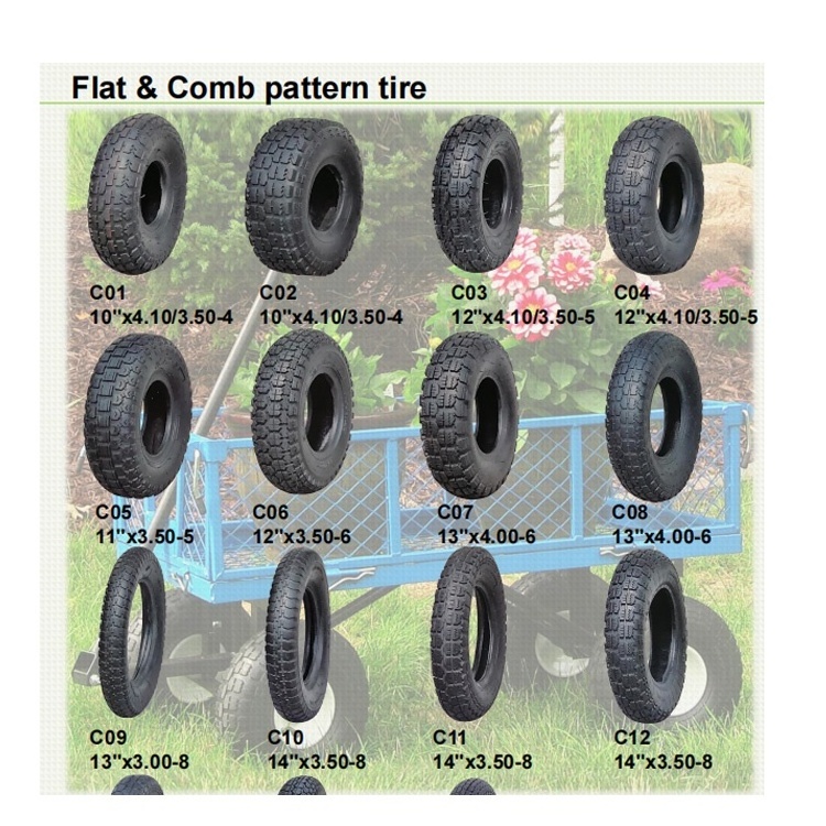 ATV and UTV  tire 4.00-10 E 16  agriculture farm tractor wheel 5.00-12 ATV tyre