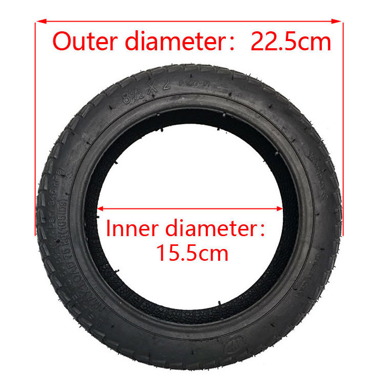 Wholesale Price 8 1/2x2  Scooter Motorcycle Tire 8 1/2*2 Rubber Tyre for Electric Scooter