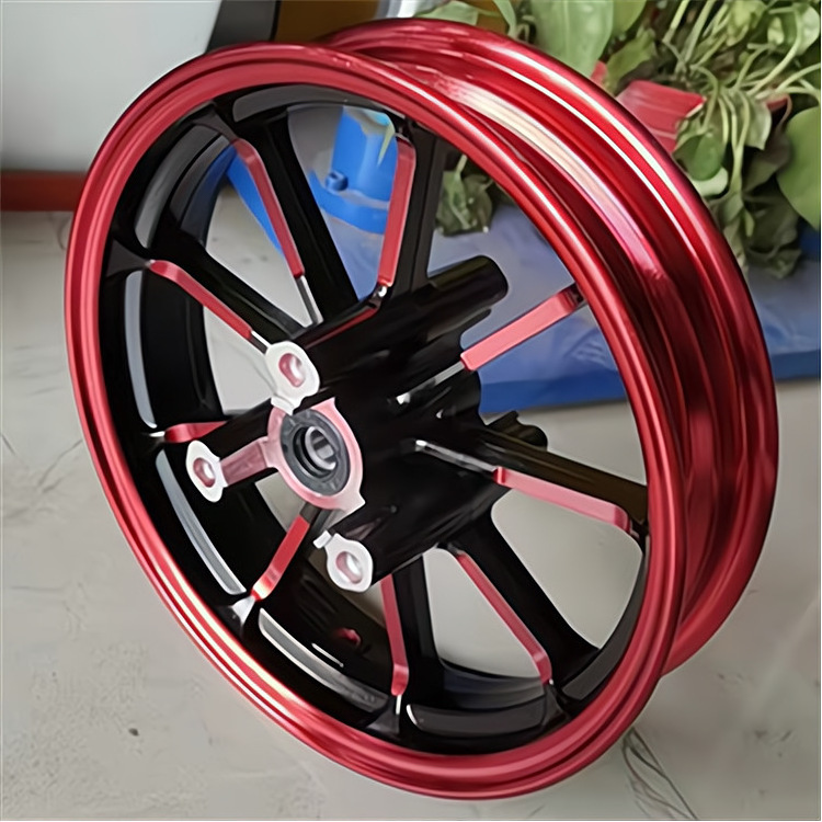 16 inch for 16*2.125 16*2.5 16*3.0 tires Electric motorcycle wheel hub Double disc brake rims Gold silver black red