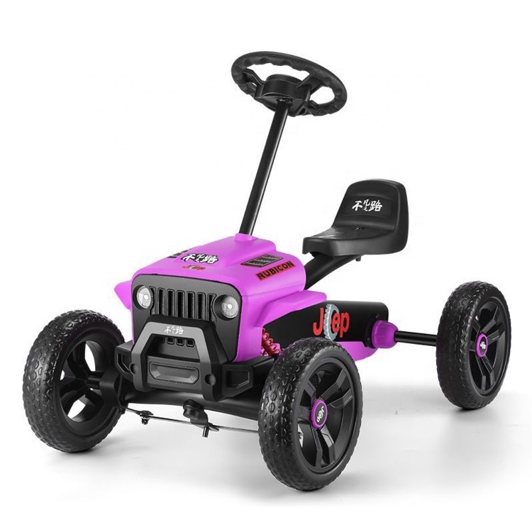 Hot sale four wheels kids go kart a pedal for sale cheap price colorful Children Go Karts