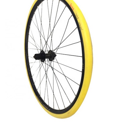 700c colored road bike tires 700X35C solid rubber bicycle tire