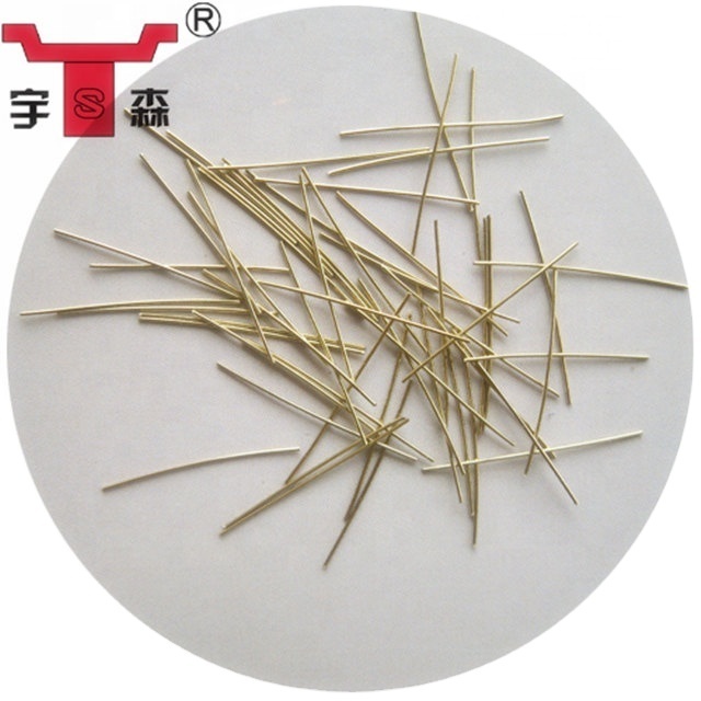 2500Mpa 2800Mpa  Copper Coated Concrete Reinforced Micro Steel Fiber