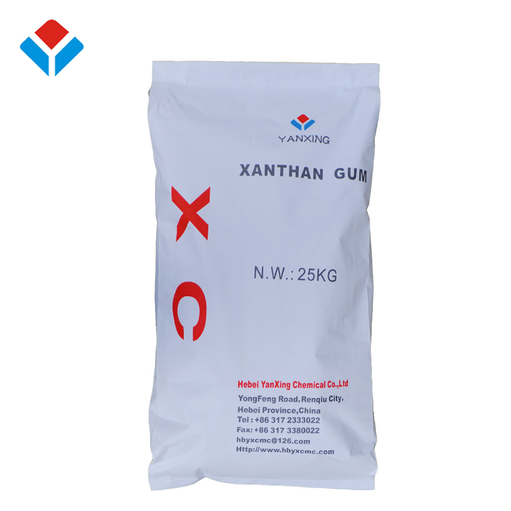 Industrial xanthan gum for oil well cementing additives