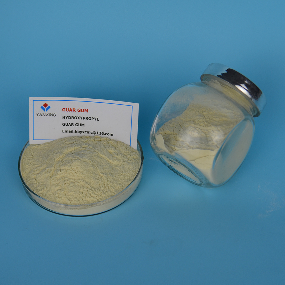 Hydroxypropyl guar gum powder is mainly used in oil well fracturing as fracturing fluid thickening agent