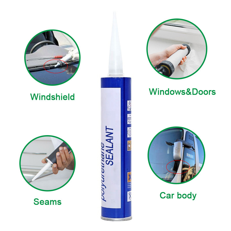 Polyurethane Sealant Adhesive Xyg Auto Glass  Pu Sealant Fast Cure Glazing Silicone Sealant Other Adhesives Black Free