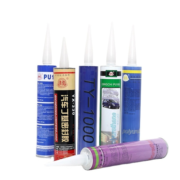 Polyurethane Sealant Adhesive Xyg Auto Glass  Pu Sealant Fast Cure Glazing Silicone Sealant Other Adhesives Black Free