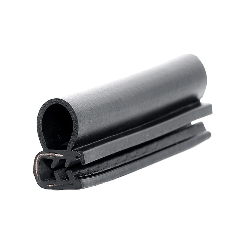 Aluminum alloy doors and windows with wind-proof sound insulation rubber sealing strip