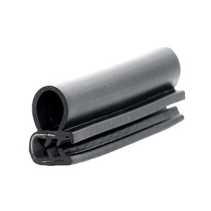 Aluminum alloy doors and windows with wind-proof sound insulation rubber sealing strip