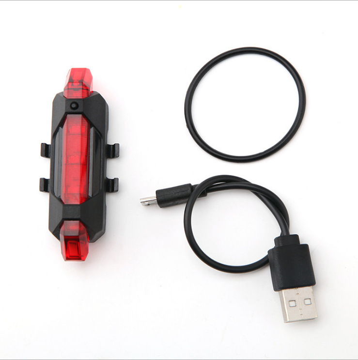 Bicycle Accessories Led Bike Light Usb Rechargeable Cycle Flashlight Luces De Bicicleta Bike Parts Plastic Charging and Battery