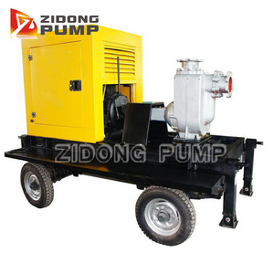 Long distance delivery sewage pump mobile dirty water pump