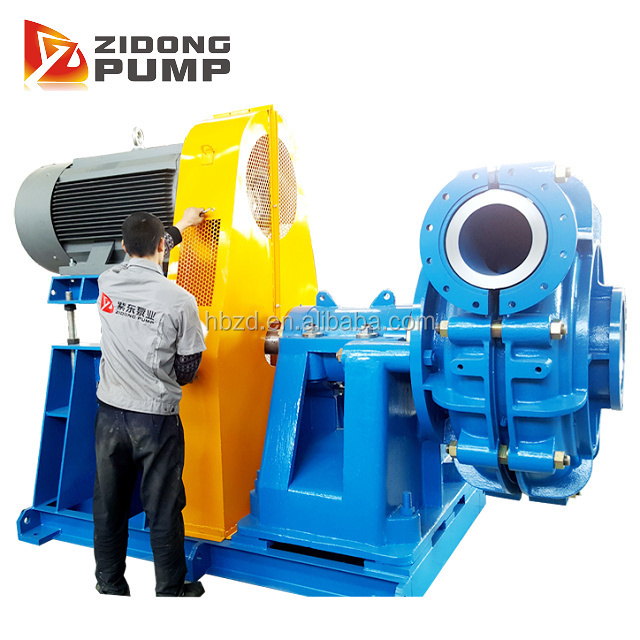 Solid handling highly abrasive sand slurry pump for mining