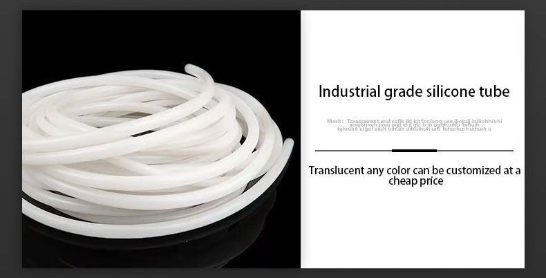 Custom High Quality Flexible Pure Silicone Hose Tube Elastic Rubber Tubing High Temperature  Food Grade Silicone Tube