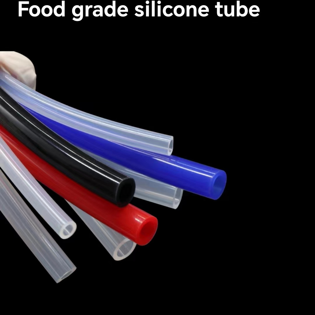 Custom High Quality Flexible Pure Silicone Hose Tube Elastic Rubber Tubing High Temperature  Food Grade Silicone Tube