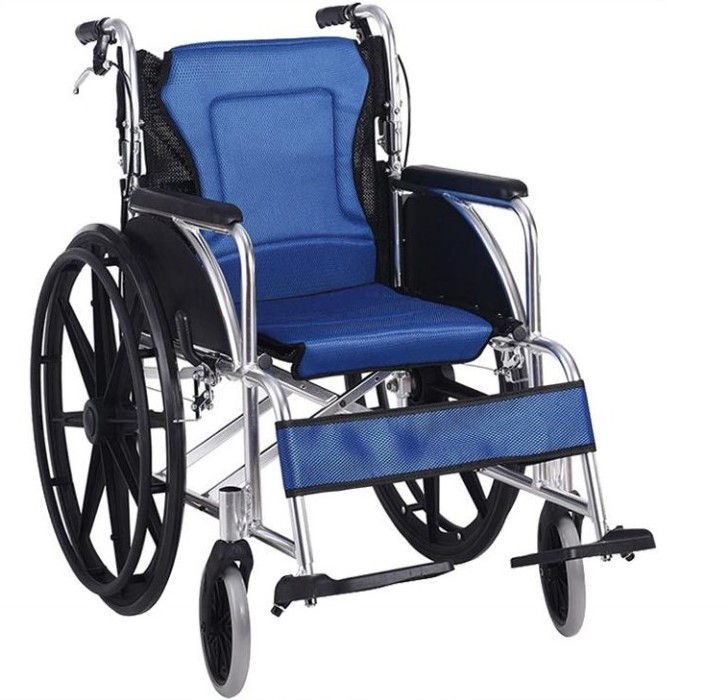 Best Selling Outdoor Beach Wheelchair Portable Foldable Assisted Medical Manual Wheelchair For Disabled