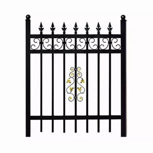 fence wrought iron drop forged ornamental partssteel fence ornaments