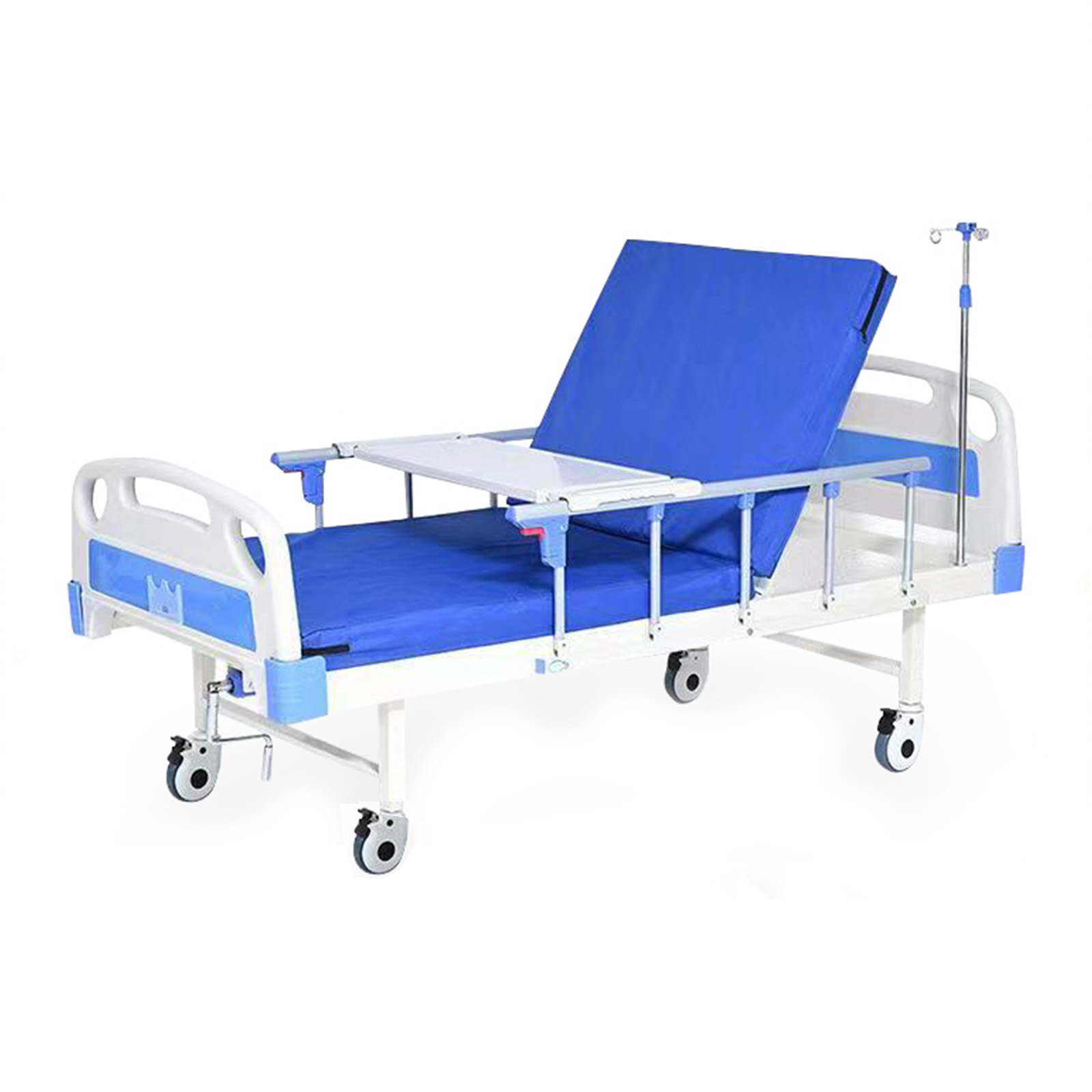 2 Crank Clinic Equipment Manual Adjustable Function Home Medical Bed Nursing Hospital Bed For Patients