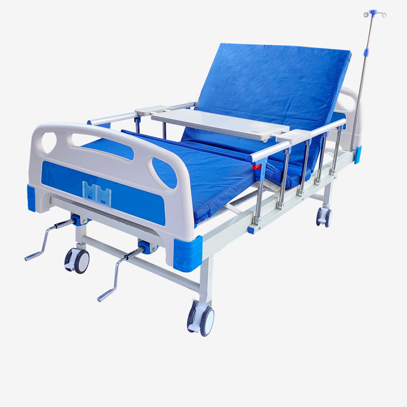 Wholesale Movable Metal 2 Cranks 2 Function Adjustable Manual Medical Hospital Bed