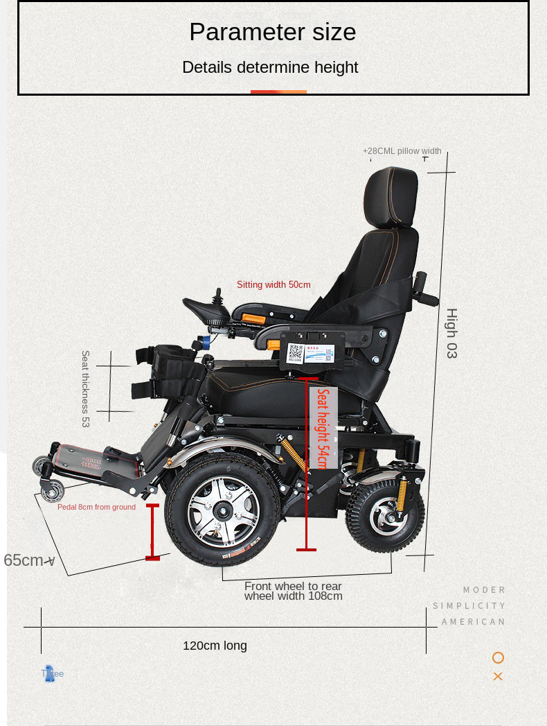 Best selling standing electric wheelchair Front Wheel Drive stand up Mechanical Wheelchair