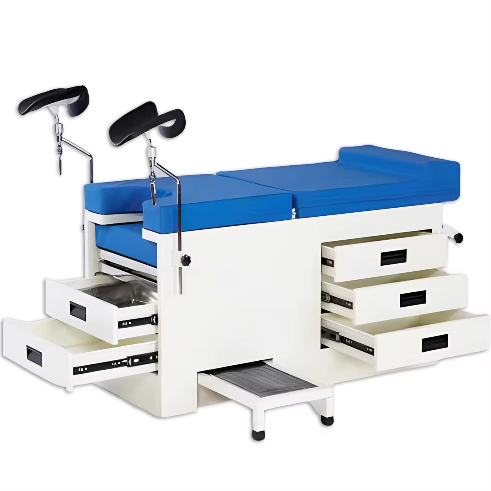 Hot Sell Obstetric Examination Operating Bed for Clinic Hospital Gynecological Stainless Steel Examination Bed Examination Table