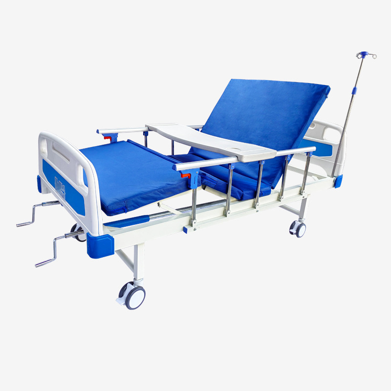 Wholesale Movable Metal 2 Cranks 2 Function Adjustable Manual Medical Hospital Bed