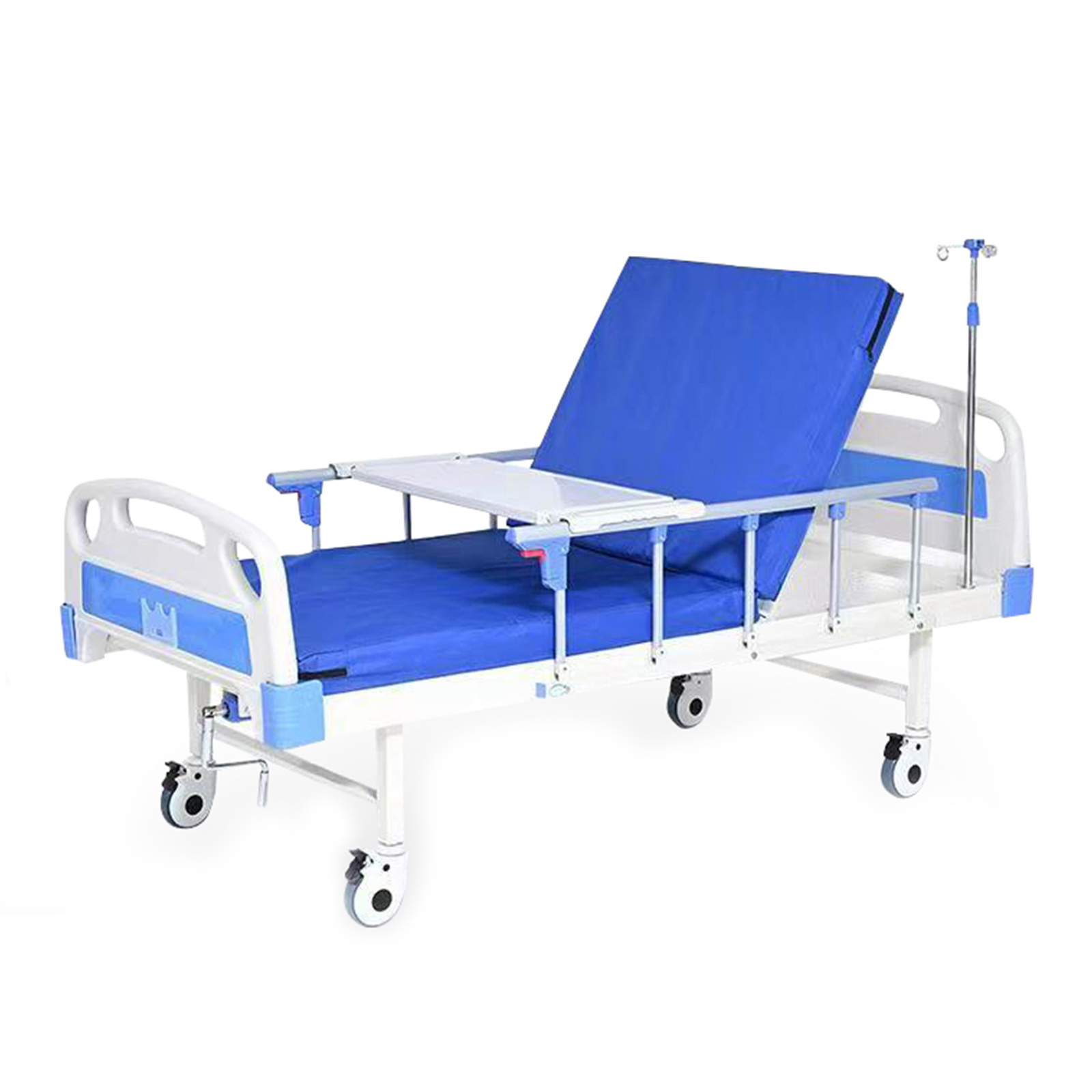 2 Crank Clinic Equipment Manual Adjustable Function Home Medical Bed Nursing Hospital Bed For Patients