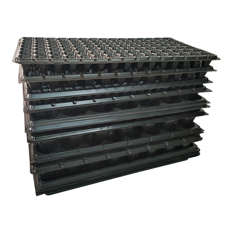 200 Cell Plastic Plug Seedling Starting Grow Germination Tray for Greenhouse Vegetables Nursery