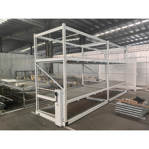 Multi-Layer Seedbed Flow Trays Multilayer Grow Table Rolling Bench Greenhouse Mobile Vertical Grow Rack