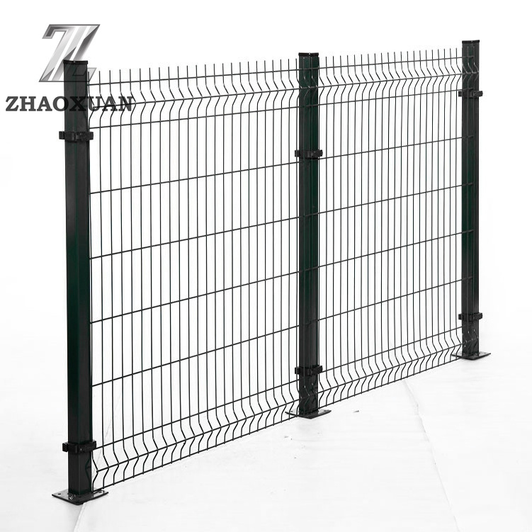 Wholesale Prices PVC Coated Galvanized Highway 3D Curved Wire Mesh Fence Garden Fence Panel