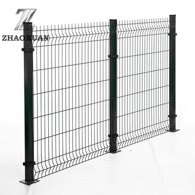 Wholesale Prices PVC Coated Galvanized Highway 3D Curved Wire Mesh Fence Garden Fence Panel