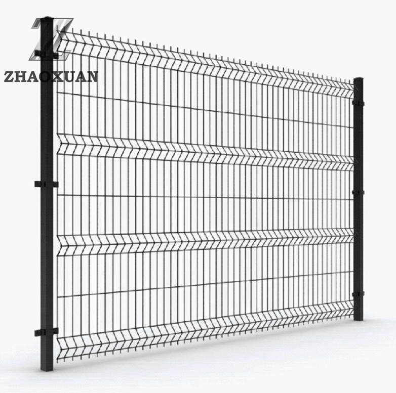 Wholesale Prices PVC Coated Galvanized Highway 3D Curved Wire Mesh Fence Garden Fence Panel