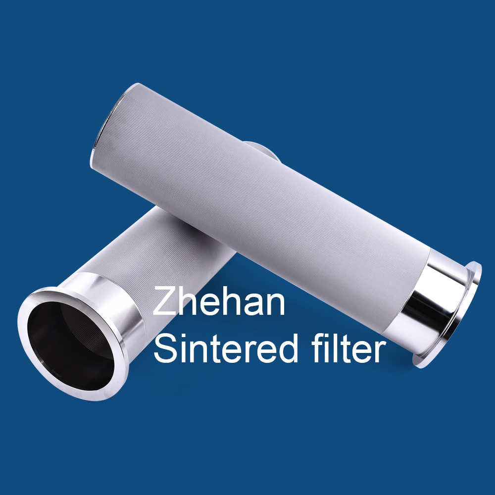 Sintered Mesh Cartridge Diffusion Filtration Solid- Liquid Separation Filter Stainless Steel Mesh Filter Cartridges