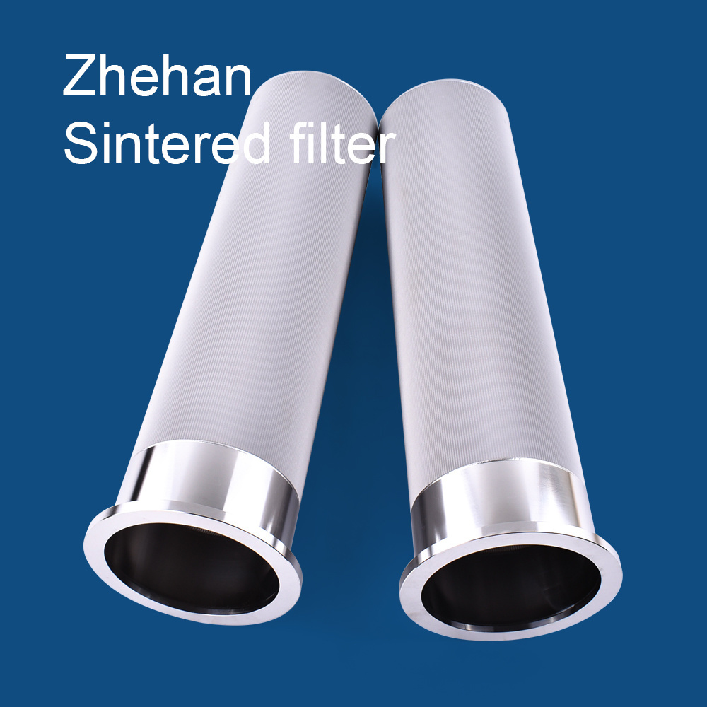 Sintered Mesh Cartridge Diffusion Filtration Solid- Liquid Separation Filter Stainless Steel Mesh Filter Cartridges