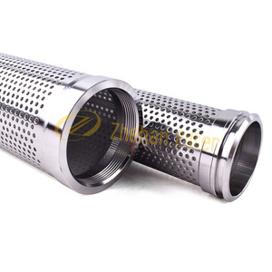 40 Mesh refrigeration circulation pump pipe filter element Glycol liquid filter for food factory