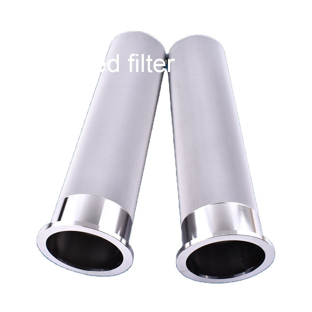 Sintered Mesh Cartridge Diffusion Filtration Solid- Liquid Separation Filter Stainless Steel Mesh Filter Cartridges