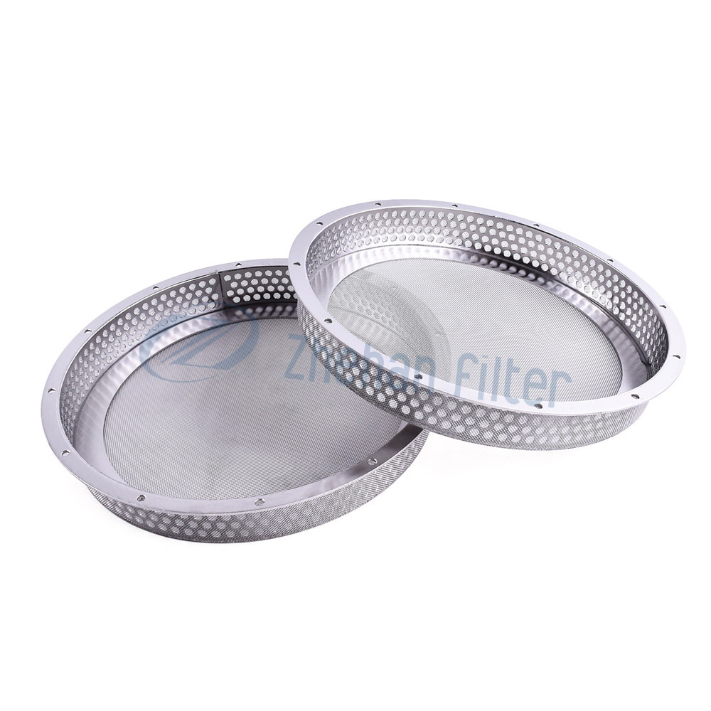 customized 304 316 stainless steel woven mesh tube sieve mesh cartridge filter Wire mesh cylinder filter