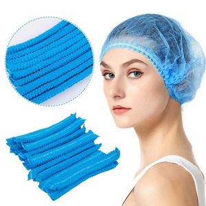 Disposable Non-woven Strip Chef Hat Bath Dustproof Hair Loss Proof Food s Workshop Beauty Salon Headgear